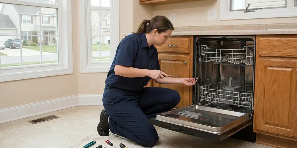 Dishwasher Latch Replacement in Belchertown, MA