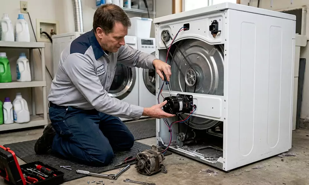 Dryer Motor Replacement in Belchertown, MA
