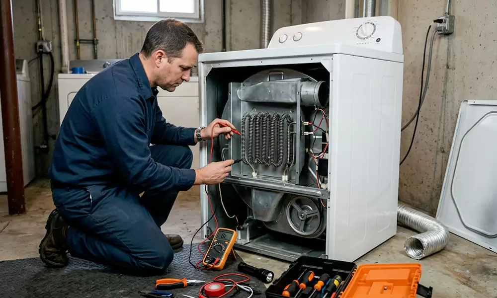 Dryer Not Heating Repair in Belchertown, MA